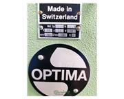 1" Used Optima Made In Switzerland High Precision Drill Grinder, Mdl. B-1736, #C5228