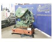 55 Ton Used Mubea Mechanical Ironworker, Mdl. KBL-1/2, Punch Attachment, Coper Notcher, Sh