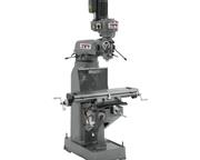 8” x 36” Brand New Jet Step Pulley Milling Machine (Single Phase), Mdl. JVM-836-1, MFG Num