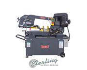 9" x 12" Brand New Dake Horizontal Bandsaw (Wet/Dry Cutting), Mdl. SE912, Vibrat