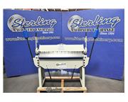 12 Ga. x 48" Brand New Birmingham Box & Pan Manual Brake, Mdl. V-412-6C, Stand, Count