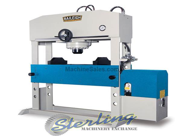 176 Ton x 11&quot; Brand New Baileigh Extra Wide Hydraulic H-Frame (Gap) Shop Press, Mdl. HSP-176M-1500-HD, 176 Ton Capacity, 11.75&quot; Stroke, 61.75&quot; Working