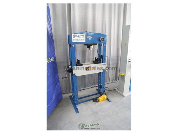 50 Ton x 7&quot; Brand New Baileigh Air/Hand Operated H-Frame (Gap) Press, Mdl. HSP-50A, MFG Number BA9-1004828, 50 Ton Capacity, 28.5&quot; Working Width, 7.8&quot;