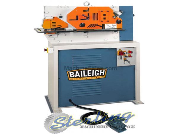 44 Ton Brand New Baileigh 44 Ton 4 Station Ironworker, Mdl. SW-441, 44 Tons of Force, Weld 44 Ton Brand New Baileigh 44 Ton 4 Station Ironworker, Mdl. SW-441, 44 Tons of Force, Weld