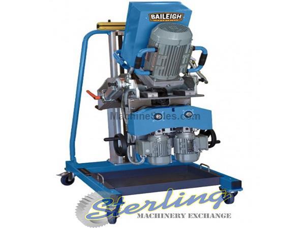 2" (Maximum Bevel Width @ 45┬░) Brand New Baileigh Double Sided Beveling Machine, Mdl 2" (Maximum Bevel Width @ 45┬░) Brand New Baileigh Double Sided Beveling Machine, Mdl