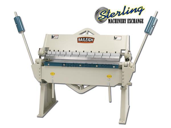 12 Ga. x 48" Brand New Baileigh Heavy Duty Manually Operated Box & Pan (Finger) Brake