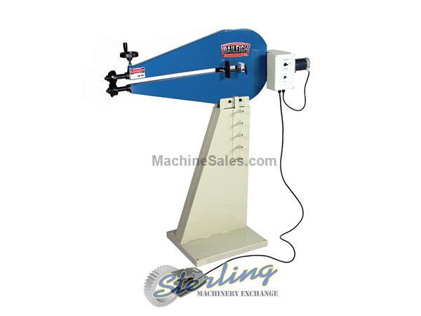 16 Ga. x 24" Brand New Baileigh Power Bead Roller, Mdl. BR-18E-24, MFG Number BA9-100 16 Ga. x 24" Brand New Baileigh Power Bead Roller, Mdl. BR-18E-24, MFG Number BA9-100