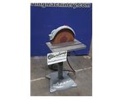 16" Used Apex Pedestal Disc Sander, Mdl. 16-S, Table Elevating Mechanism, Table Tilt 