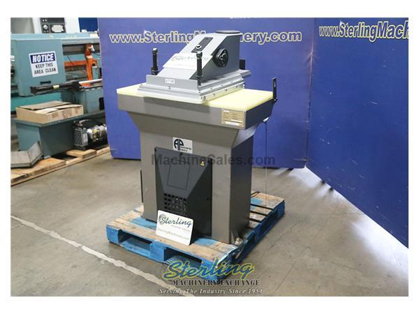 27 Ton Used APMC Swing Head Hydraulic Clicker Press (Guaranteed By APMC Dealer), Mdl. APM- 27 Ton Used APMC Swing Head Hydraulic Clicker Press (Guaranteed By APMC Dealer), Mdl. APM-