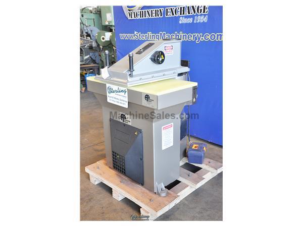 27 Ton Brand New APMC Swing Head Hydraulic Clicker Press, Mdl. APM-SA27, Quick Height Adju 27 Ton Brand New APMC Swing Head Hydraulic Clicker Press, Mdl. APM-SA27, Quick Height Adju