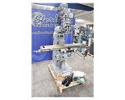 9" x 42" Brand New Acra Variable Speed Knee Milling Machine "Bridgeport Cop