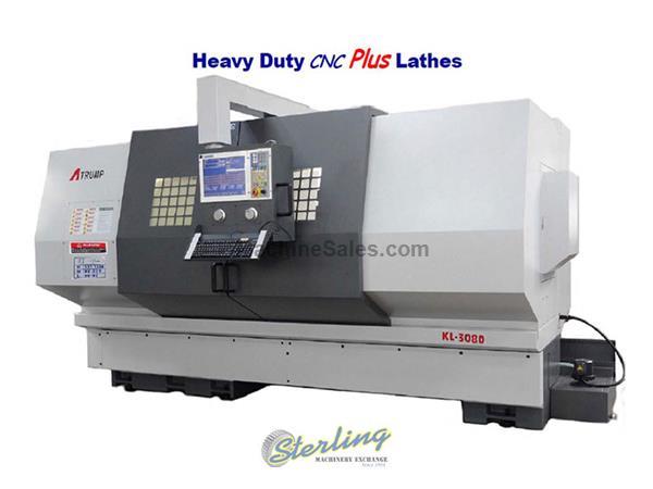 30" x 118" Brand New Atrump Heavy Duty CNC Lathe, Mdl. KL30120, Centroid T400i C 30" x 118" Brand New Atrump Heavy Duty CNC Lathe, Mdl. KL30120, Centroid T400i C