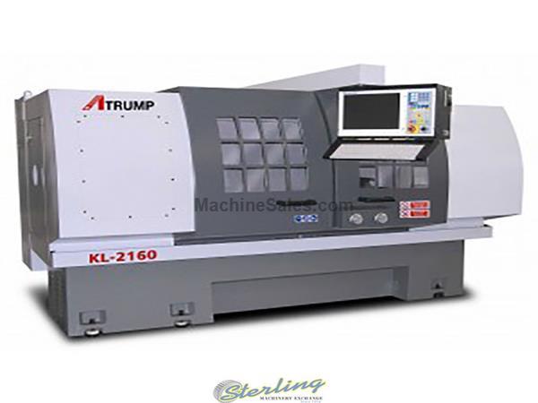 21&quot; x 40&quot; Brand New Atrump CNC Lathe, Mdl. KL2140, Max. 2000 rpm Spindle Speed with Auto Shift 3 Gear Range, 14&quot; Wide Bed Ways Designed to Provide Max