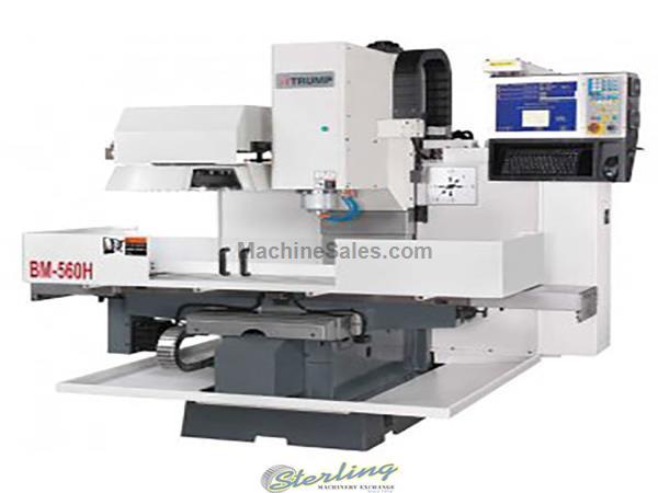 16&quot; x 63&quot; Brand New Atrump CNC Bed Milling Machine , Mdl. BM-560H, Centroid M400 Control with 15&quot; Color LCD, 10 H.P. Spindle Motor, CAT40 Spindle Tape