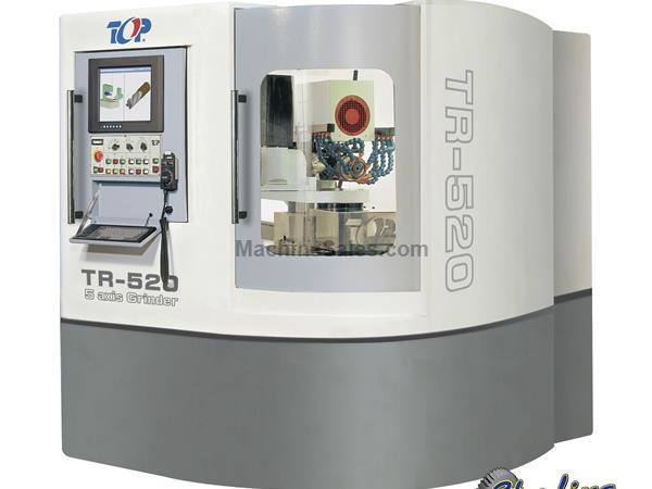 7&quot; x 4&quot; x 5&quot; Brand New Atrump CNC Tool & Cutter Grinder, Mdl. TR-520, IPC with 650M 5 Axes Controller with 15&quot; LCD, C3 Precision Ball Screws Hardened