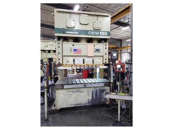 Komatsu Gap Frame Double Crank Press OBW 150-33 Komatsu Gap Frame Double Crank Press OBW 150-33