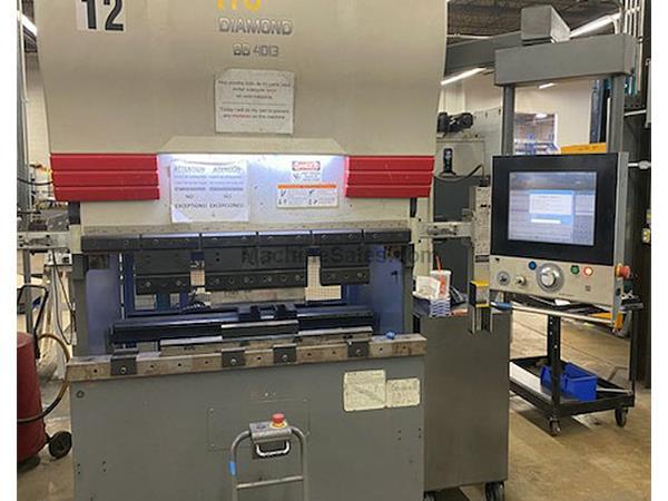 Mitsubishi Diamond- 40 Ton 50" Bed 4-Axis CNC Hydraulic Press Brake wi Mitsubishi Diamond- 40 Ton 50" Bed 4-Axis CNC Hydraulic Press Brake wi
