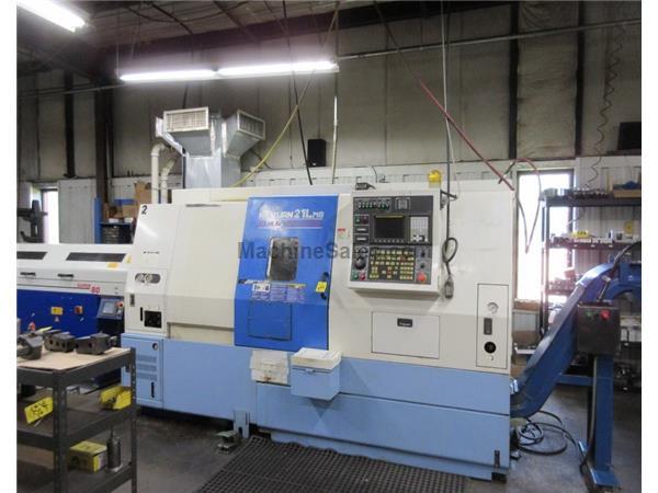 Kia Super KiaTurn 21LMS CNC LATHE, Fanuc 0iTB, Live Tool, Subspindle, Chip Conveyor