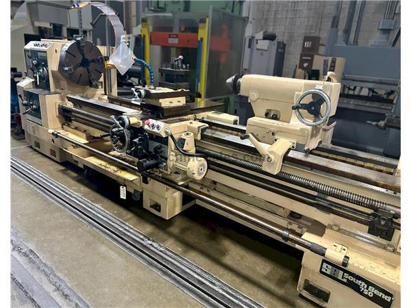 30" x 108" South Bend Geared Head Engine Lathe, 21" 4-Jaw Ch 30" x 108" South Bend Geared Head Engine Lathe, 21" 4-Jaw Ch