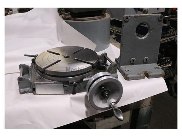 12&quot; Width 12&quot; Length Bridgeport 12&quot; w/Bridgeport Right Angle attachment ROTARY TABLE, Right Angle attachment