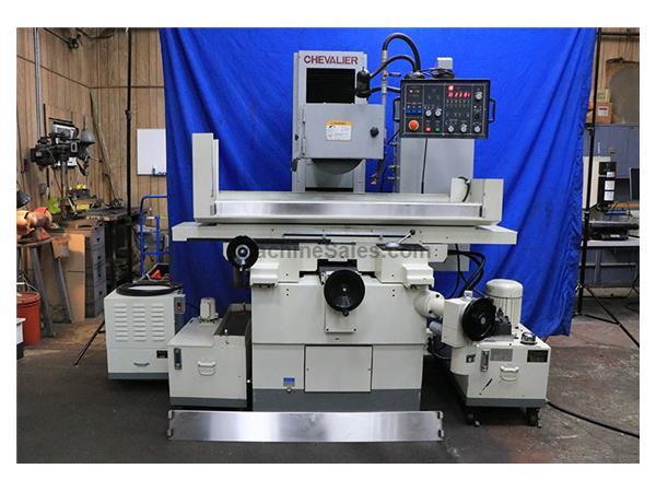 12&quot; Width 24&quot; Length Chevalier FSG-3A1224, 2010, PROG. AUTO IDF, 3X AUTO FEEDS SURFACE GRINDER, EMC, COOLANT
