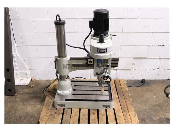 1.5' Arm Lth 4.5&quot; Col Dia PRM RL80RF35 RADIAL DRILL, 1.5 HP, #3MT, T-Slotted Table, 10 speeds