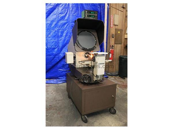 14" Screen Mitutoyo PH-350, CAT. No. 172-101-4, 2X DRO, TWO LENSES OPTICAL COMPARATOR