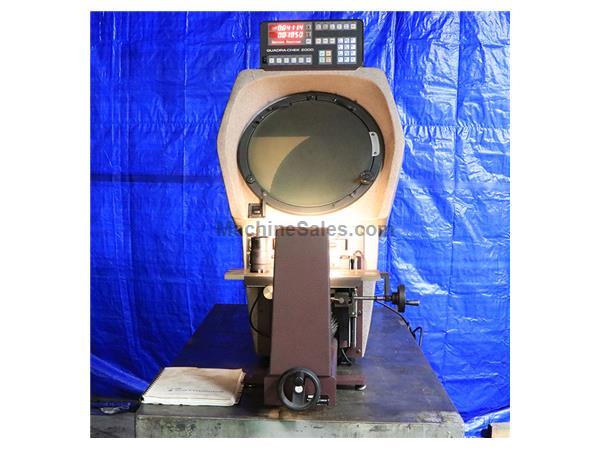 14&quot; Screen Scherr-Tumico 20-3500, 1996, QC 2000 DRO, SURF. ILL. OPTICAL COMPARATOR, CHOICE OF 10X OR 20X LENSES