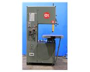 18" Throat 12" Height Grob 4V-18 VERTICAL BAND SAW, Vari-Speed, Air feed, 1"