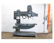 4' Arm Lth 12" Col Dia Fosdick SENSITIVE RADIAL DRILL, Pwer Elevation of Table, #4MT,