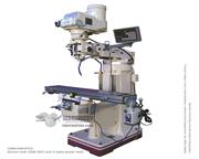 GMC GMM-949VPKG 9 x 49 in. Vertical Metal Mill w/2-Axis DRO