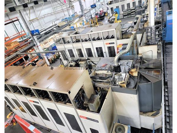 Mazak FH6000 3-Machine CNC Horizontal FMS with Palletech System