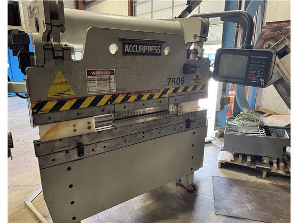 60 Ton X 6’ Accurpress Model 7606 CNC Hydraulic Press Brake 60 Ton X 6’ Accurpress Model 7606 CNC Hydraulic Press Brake