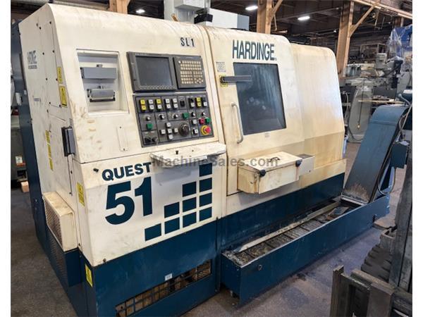 HARDINGE QUEST-51 CNC LATHE W/ LIVE TOOLING - NEW: 2001