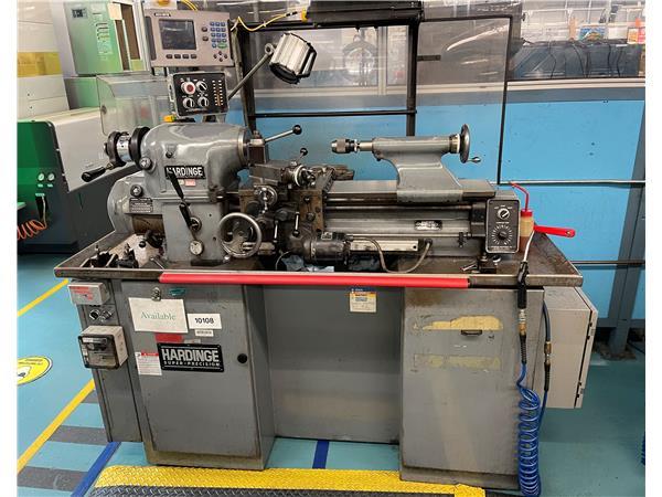 HARDINGE MODEL HLV-H SUPER-PRECISION TOOLROOM LATHE - NEW: 1985