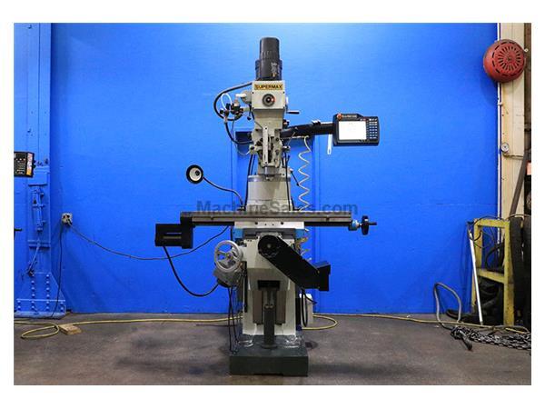 SUPERMAX MODEL: YCM-40 PROTO-TRAK 2-AXIS CNC VERTICAL MILL - 1995, RETROFIT