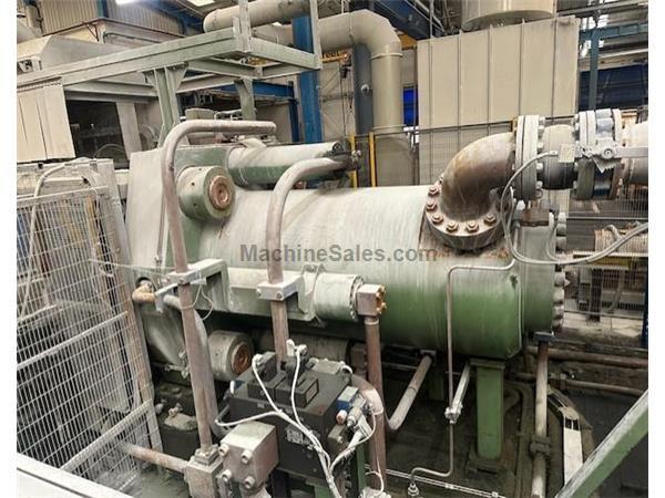 1250 MT PRESEZZI BRASS ROD OIL HYDRAULIC EXTRUSION PRESS  LINE W/ OCN HANDLING SYSTEM  Stock # 14498