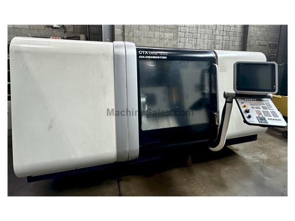 DMG Gildemeister CTX Beta 1250 CNC Lathe, Siemens 840D, 12&quot; 3-Jaw Chuc