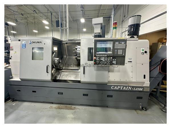 Okuma Captain L470M/1250 CNC Lathe, 12&quot; Chuck, Live Tooling, 24&quot;