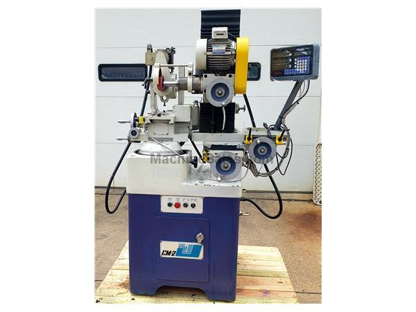 Top Work Monoset Tool and Cutter Grinder w New .0001 3 Axis DRO &amp; Tooli