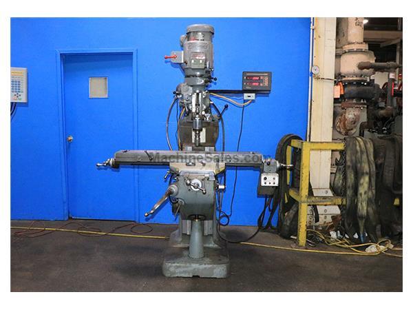 48" Table 2HP Spindle Bridgeport SERIES I VERTICAL MILL, Vari-Speed Head, R-8, B'port