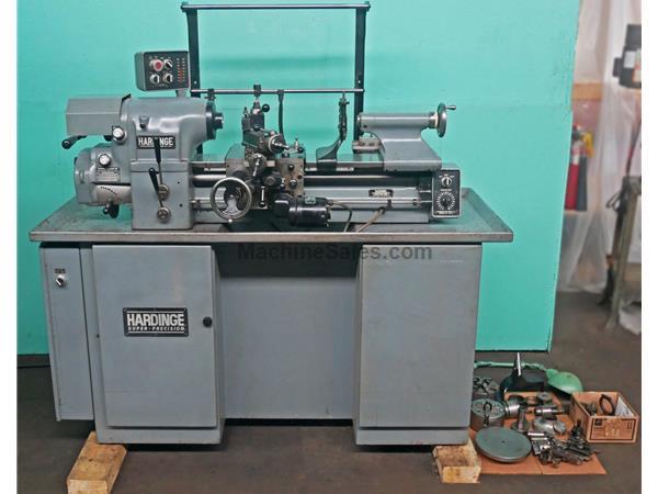 11" Swing 18" Centers Hardinge HLVH PRECISION ENGINE LATHE, Vari-Speed,Threads,5