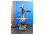 42" Table 3HP Spindle Alliant 42VC VERTICAL MILL, Vari-Speed, R-8, acu-Rite 2-Axis DR