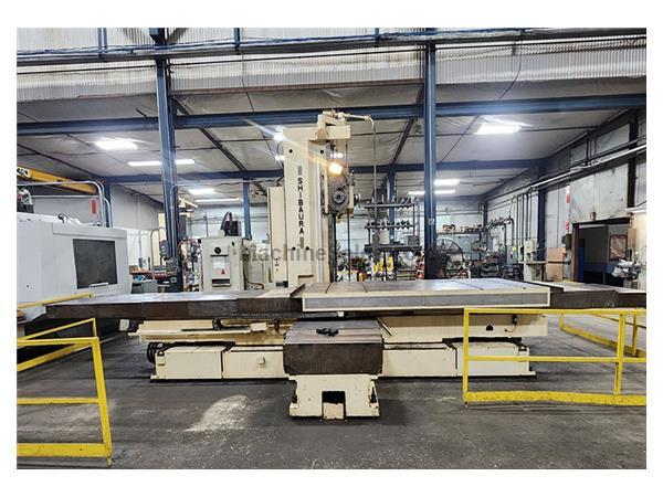 5.12" Spindle 118" X Axis Toshiba-Shibaura BFT-13C-W3 HORIZONTAL BORING MILL, #5 5.12" Spindle 118" X Axis Toshiba-Shibaura BFT-13C-W3 HORIZONTAL BORING MILL, #5