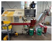 Okuma ES-L6 CNC LATHE, U10L, Collet Chuck, Chip Conveyor