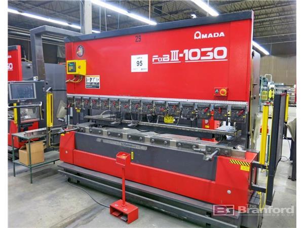 110 Ton 118&quot; Bed Amada FBD1030NT PRESS BRAKE, AMNC-PC