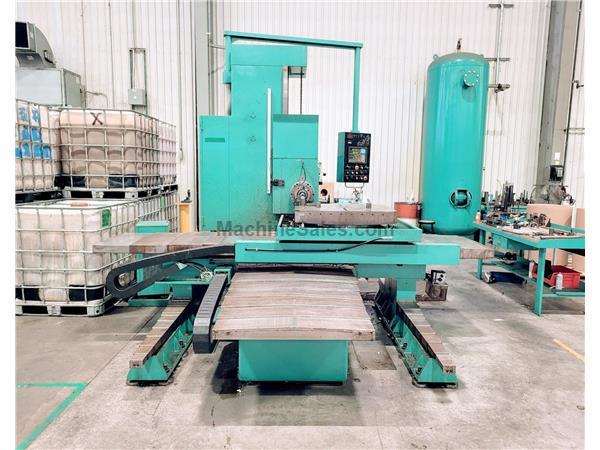 4.3&quot; Spindle 63&quot; X Axis Summit HBM-110 HORIZONTAL BORING MILL, #50 PDB, Rotary Tbl, Newall DRO, HardWays,