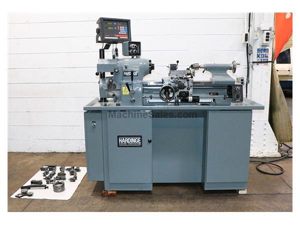 11&quot; Swing 18&quot; Centers Hardinge HLV-H Reground Bed  New Turcite PRECISION ENGINE LATHE, Reground Bed, Vari-Speed, Threads, Newall DRO,