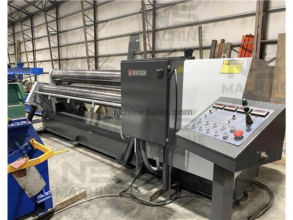 12&#39; x 1/2&quot; Bertsch Plate Bending Roll, 4-Roll, Double Pinch