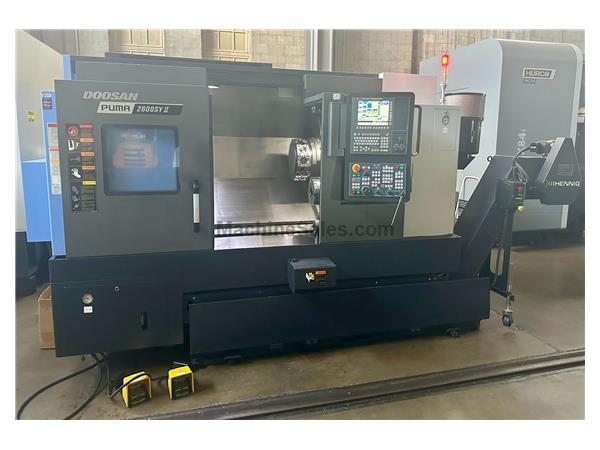 Doosan Puma 2600SY II Multi-Axis CNC Lathe, Fanuc 31iMA, Live Tooling, 2017